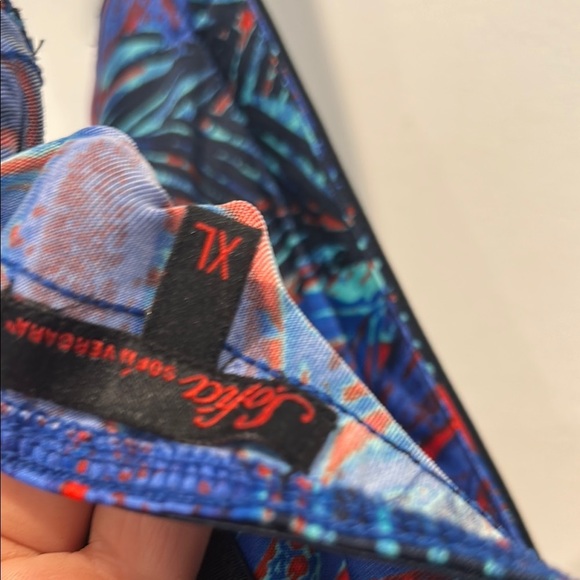 Sofia by Sofia Vergara Red and Blue Maxi Dress - Picture 5 of 5